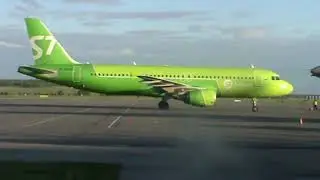 Самолёт Airbus A320 S7 Airlines, рейс Москва - Пенза