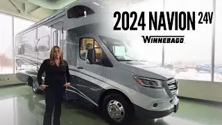 LUXURY MOTORHOME UNDER 26FT | 2024 Winnebago Navion 24V Motorhome Tour