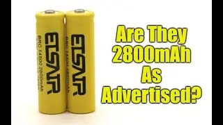 2800mAh?? ETSAIR 14500 Li-ion AA 3.7v Battery Capacity Test with Opus BT-C3100