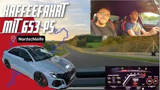 Ich fahre den 653 PS MTM AUDI RS3 mit @mgcharoudin auf der Nordschleife 😍😍😍 #kaffeefahrtedition