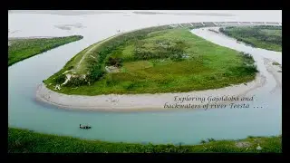 Gajoldoba backwaters drone exploration