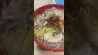 Ban mian noodles with slice fish 