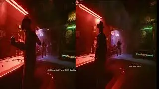 CyberPunk 2077 4K  Max settings DLSS quality  vs no DLSS