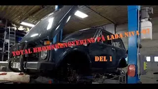 Del 1 TOTAL BROMSRENOVERING på LADA NIVA -97