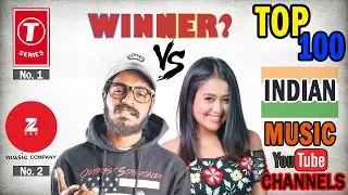 India's Top 100 YouTube Music Channels 2020 | Which is the best music channel in India? | Data Army
