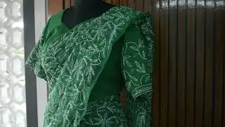 Making of a Chikankari Saree and Blouse