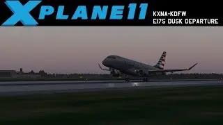 X-Plane 11: Dusk Departure