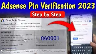 Google Adsense Pin Kaise Fill Kare| How To fill Google Adsense Pin|Adsense Pin Verification 2023