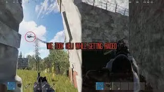 Rust - WE TOOK HELI WHILE GETTING RAIDED | ftb | Rusty Moose
