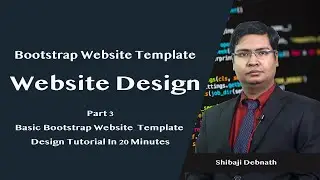 Bootstrap 4 Website Template Design in 20 Minutes