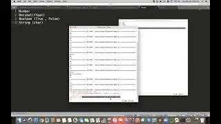 Session 3:  datatypes operators