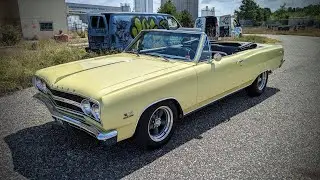 SUPER RARE 1965 Chevy Malibu SS Convertible For Sale~396~12 Bolt~Crocus Yellow~Less Than 100 Made!