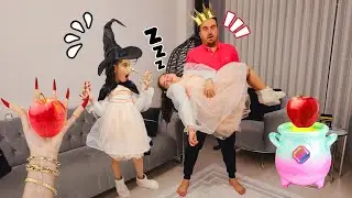 ELİF SİNEM KARANLIK KRALİÇE SİHİRLİ ELMA VERDİ ‼️ ELİF BAYILDI !!