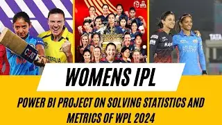 WOMENS PREMIER LEAGUE || POWER BI PROJECT 🌟🌟🌟