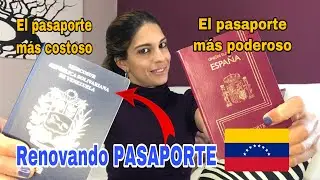 PRECIO DEL PASAPORTE VENEZOLANO VS PASOPORTE ESPAÑOL