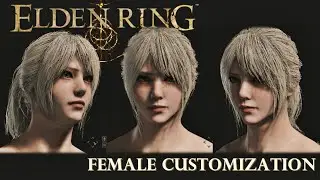 Elden Ring female most beautiful cute realistic character customization ! NO MOD
