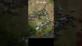AI microing some units #rts #gaming #starcraft2
