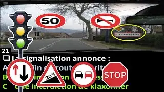 Nouveau examen code de la route 2023 ✅ examen permis de conduire test 3