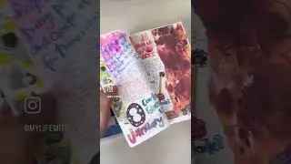 Completed journal flip through #journalflipthrough
