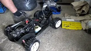 FG Marder Petrol RC Car Exhaust Repair With a Simple Jubalee Clip!