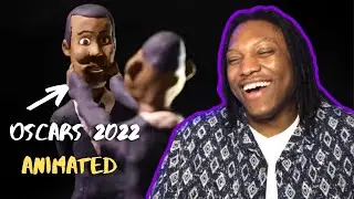 REACTING To Will Smith SLAPS Chris Rock Animated!!! [MeatCanyon Animations…]