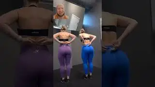 Как девушки использую лосины в тренажерном зале
