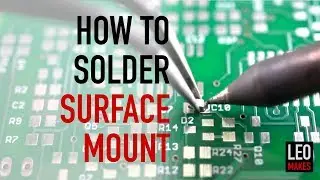 How to Solder Surface Mount parts (it's easy!)