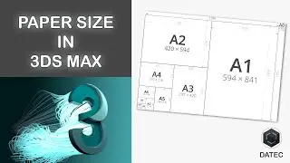 Set Print Paper Size For Render Output in 3DS Max