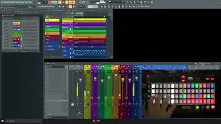 How to use the AKAI Fire with FL Studio.  Pre-release FireNFX demonstration.