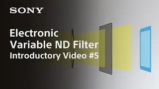 Use the Best Iris Range | Electronic Variable ND Filter | Sony