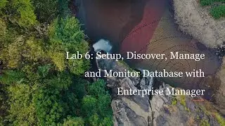 Lab 6 Setup, Discover, Manage and Monitor Database with EM