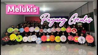 Projek P5 Kearifan lokal - melukis payung geulis