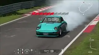 Gran Turismo7 driftlap  of nurburgring with 964 RS