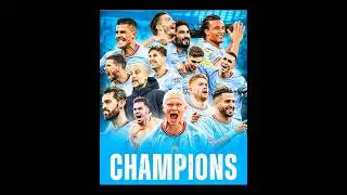 Man City vs Inter 1-0 || City Champions UCL Jun 2023