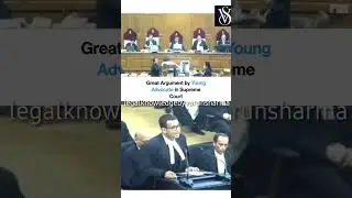 Great Argument by Young Advocate in SupremeCourt #advocate #viral #judge #court #video #supremecourt