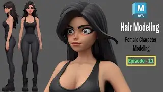 Modeling Stylized Character Hair in Maya Episode 11: Curves, Lofting & Topology