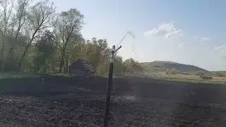 Испытание спринклера для орошения огорода в паре с мотопомпой champion gp50