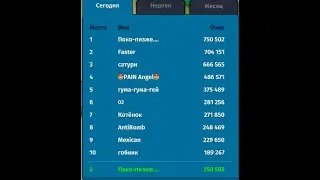 Поставил рекорд в 750к с друзьями (спасибо им) в [Dynast.io]