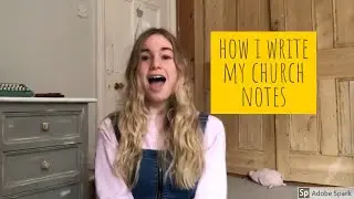 how i write my notes for church