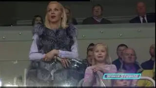 Драка вратарей Латвия-Беларусь ХОККЕЙ