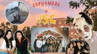 my sophomore year at college (usc)