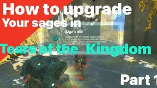 How to upgrade all sages in tears of the kingdom (Part 1)