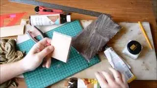 Уроки работы с кожей. Делаем купюродержатель за 10 минут