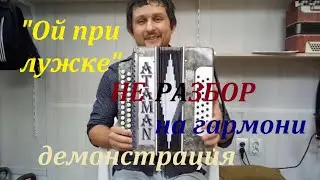 Ой при лужке на гармони НЕ разбор  Демонстрация