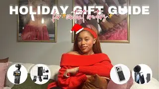 HOLIDAY GIFT GUIDE FOR CONTENT CREATORS  | vlogmas 2024