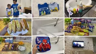 روتين يوم رايق وهادي 🏡 بعد اسبوع مرمطه 🤦🏼‍♀️ قررت افصل وادلعهم ❤️