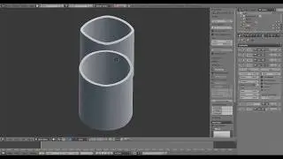 Ambiguous Cylinder with Modifiers in Blender