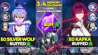 E0 Silver Wolf Buffed & E0 Kafka Buffed | Memory of Chaos 12 | Honkai Star Rail 3.4