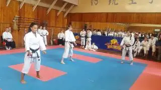 Красивое выступление . Ката командное