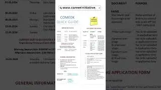 how to register comedk application 2024 |Comedk 2024 |comedk application form 2024 